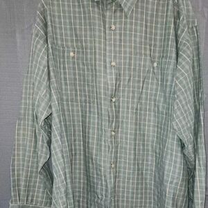 Orvis Green Casual Button Down Shirt